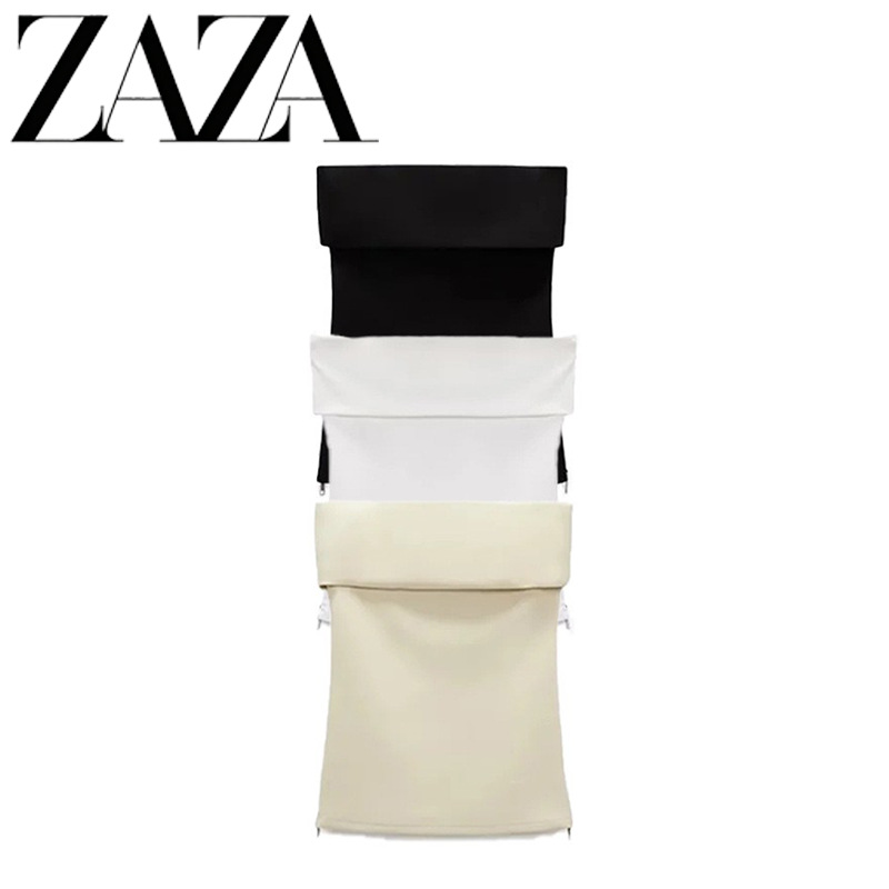 fashionable bra top for leisure with zipper