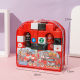 56PCs large particles assembling building blocks storage box assembling plastic building blocks children's toys one-piece delivery