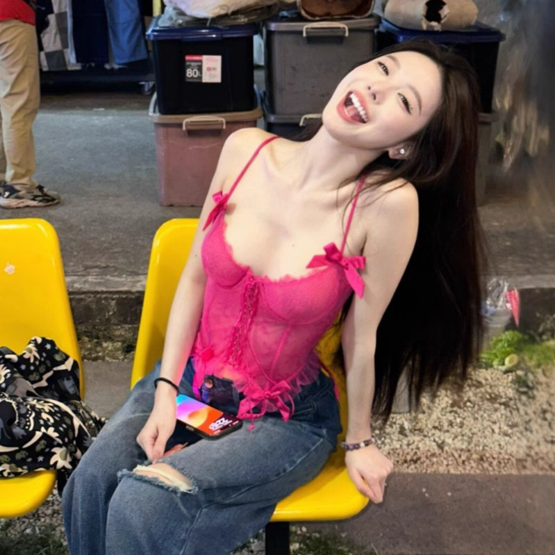 2025 New Style Outer Wearing Lace Waist Tube Top Pure Slim-fit Slimming Fishbone Bra Camisole Vest for Women