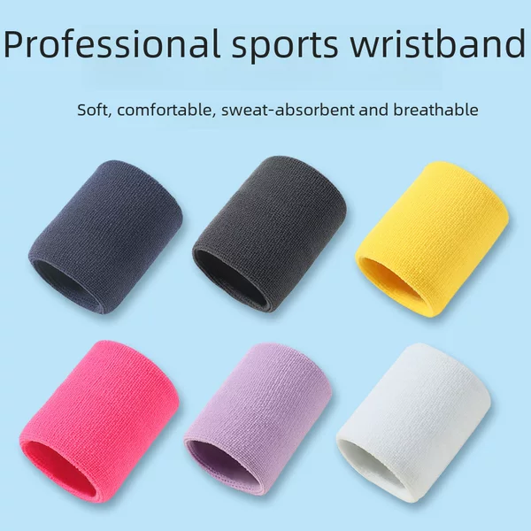 Breathable sports wristband tennis sweat wristband fitness unisex wristband basketball towel wristband logo custom