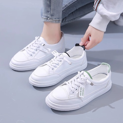 Women's Casual Shoes, Versatile Women's Shoes, Sports White Women's Shoes, Women's Spring and Summer Flat Platform Shoes, Trendy Shoes