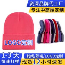 畅销款欧美户外休闲百搭成人毛线帽跨境简约大头围针织帽男女秋冬