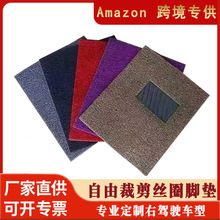 批发钉底加厚可裁剪丝圈门口地垫汽车家用入户门防滑进门脚垫地毯