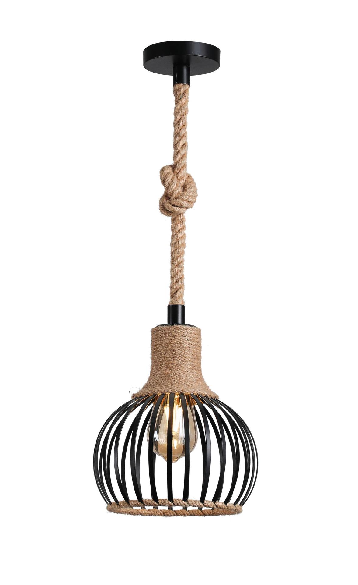 Exclusividad transfronteriza, estilo industrial retro, personalidad, restaurante, cafetería, tienda de té con leche, barra de bar, cuerda de cáñamo, candelabro creativo