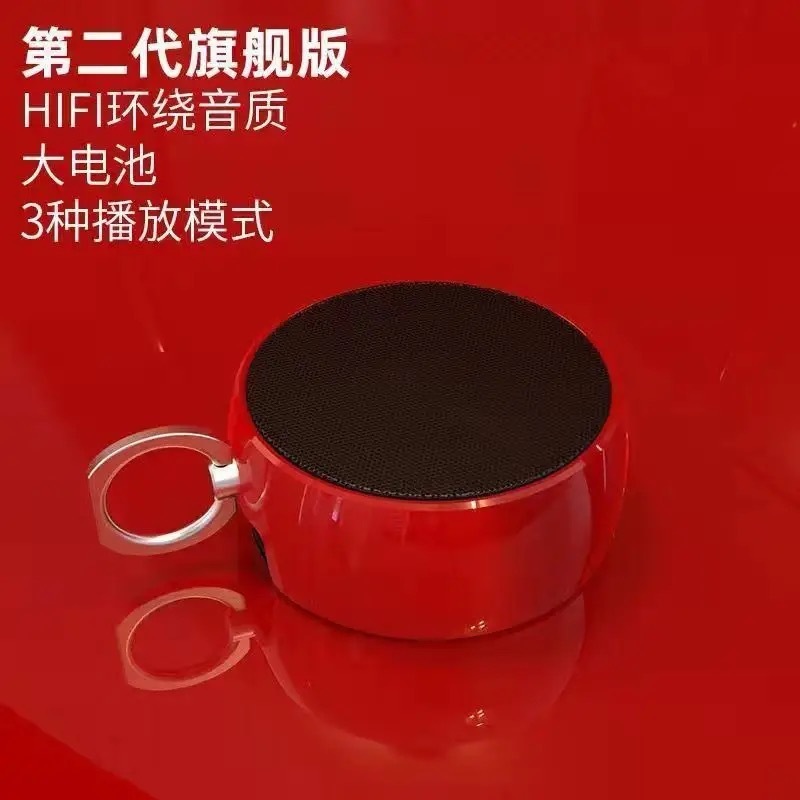 ドイツ金属小型鋼砲bluetoothオーディオ家庭用無線屋外カードコンピュータミニスピーカー低音大音量|undefined