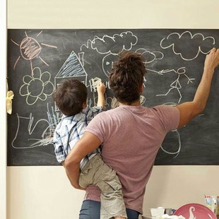 Teaching writing stickers CPP environmental protection students blackboard green board whiteboard wall stickers 45*200cm to send chalk whiteboard pen