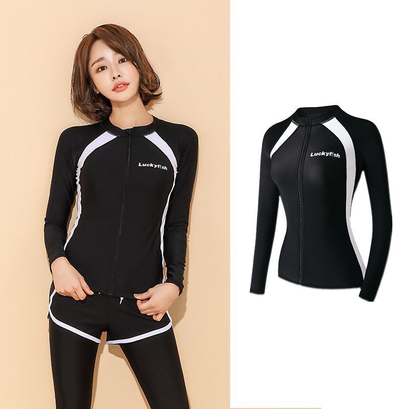 Han nuevo traje de buceo de mujer de manga larga conservador de secado rápido buceo spa madre trajes de baño fábrica comercio al por mayor