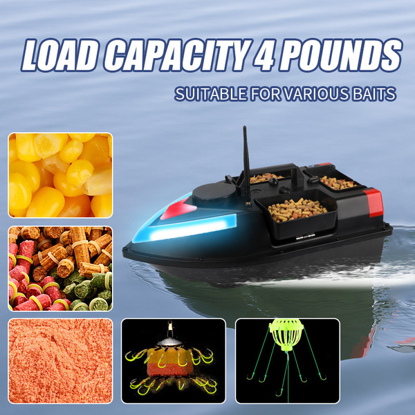 GPS Fishing Bait Boat 2KG RC Remote Control Bait Boat