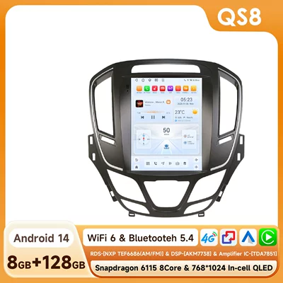 DVD Navigation – for 2014-2018 Buick Regal/Opel - 8128g-wifi4g-version-6115-carplay-eight-core-97inch-suitable-for-14-18-buick-regalomega-insignia