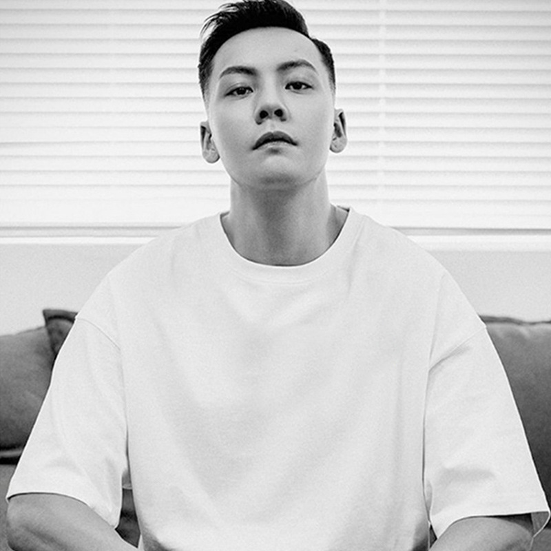 Pure Cotton Short-Sleeved T-Shirt for Men 2026 Summer New Design Casual Loose Half-Sleeved T-Shirt Men's Top White