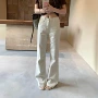 微喇显瘦高腰夏季牛仔裤