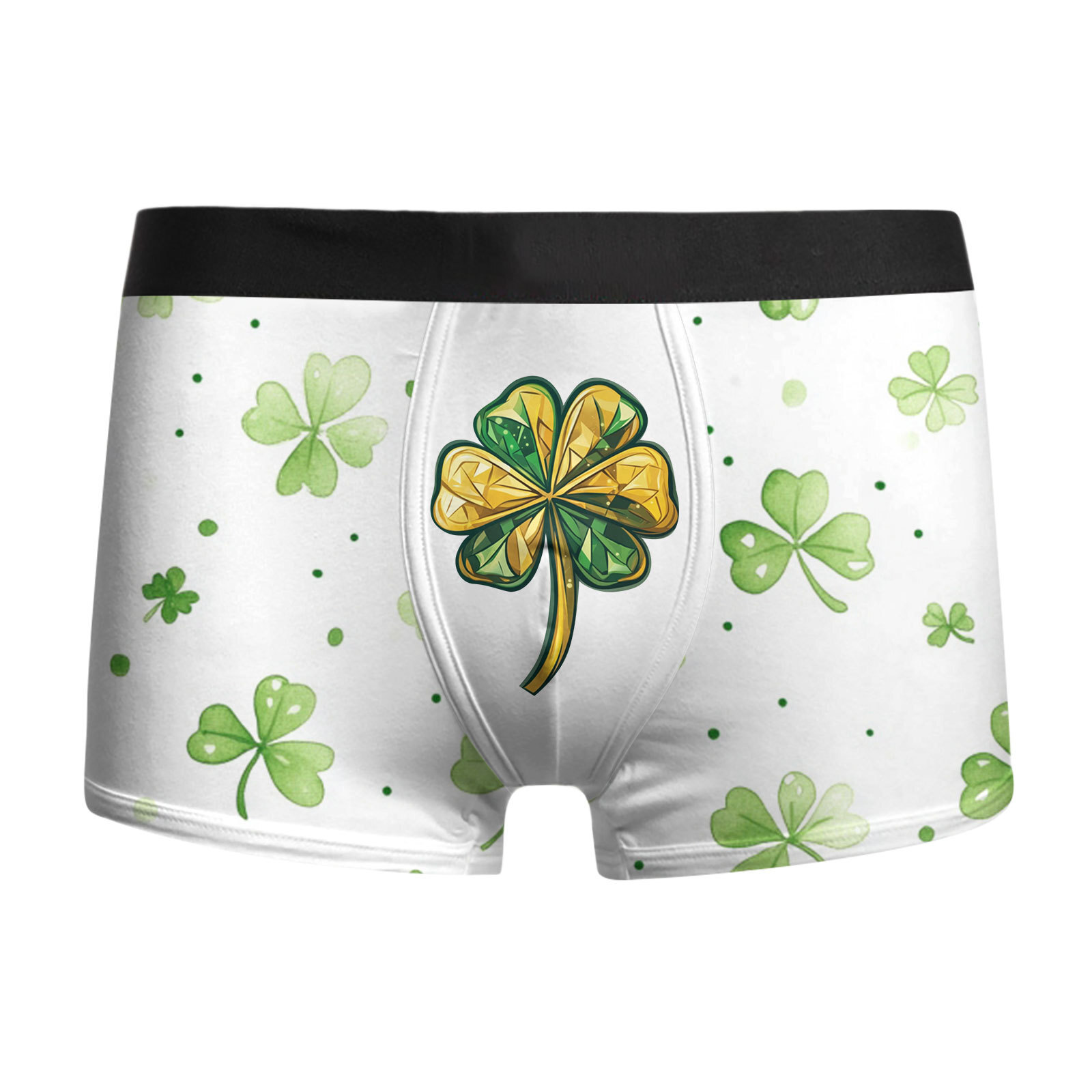 Ropa interior para hombre St. Pa Day, pantalones cuadrangulares para hombre, calzoncillos bóxer de cintura media de gran tamaño transpirables, estampado 3D MP01