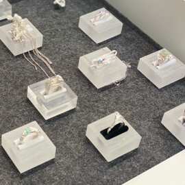 亚克力戒指展示托架珠宝首饰店铺陈列架饰品戒指底座道具拍照道具