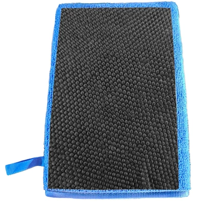 Mud, Car Decontamination, Car Beauty, Car | Car cleaning tools - polka-dot-mud-gloves-blue