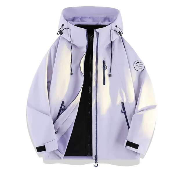 New Spring and Autumn Windproof Breathable Fleece-Lined Thickened Sportswear 3-in-1 Outdoor Waterproof Jacket Wholesale