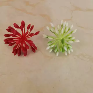 3厘米圣诞花花心 仿真植物圣诞节礼品装饰工艺品材料配件圣诞果子