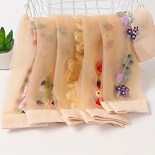 H 41472 Ice silk crystal women's mid socks ��˿ˮ��˿Ů��Ͳ