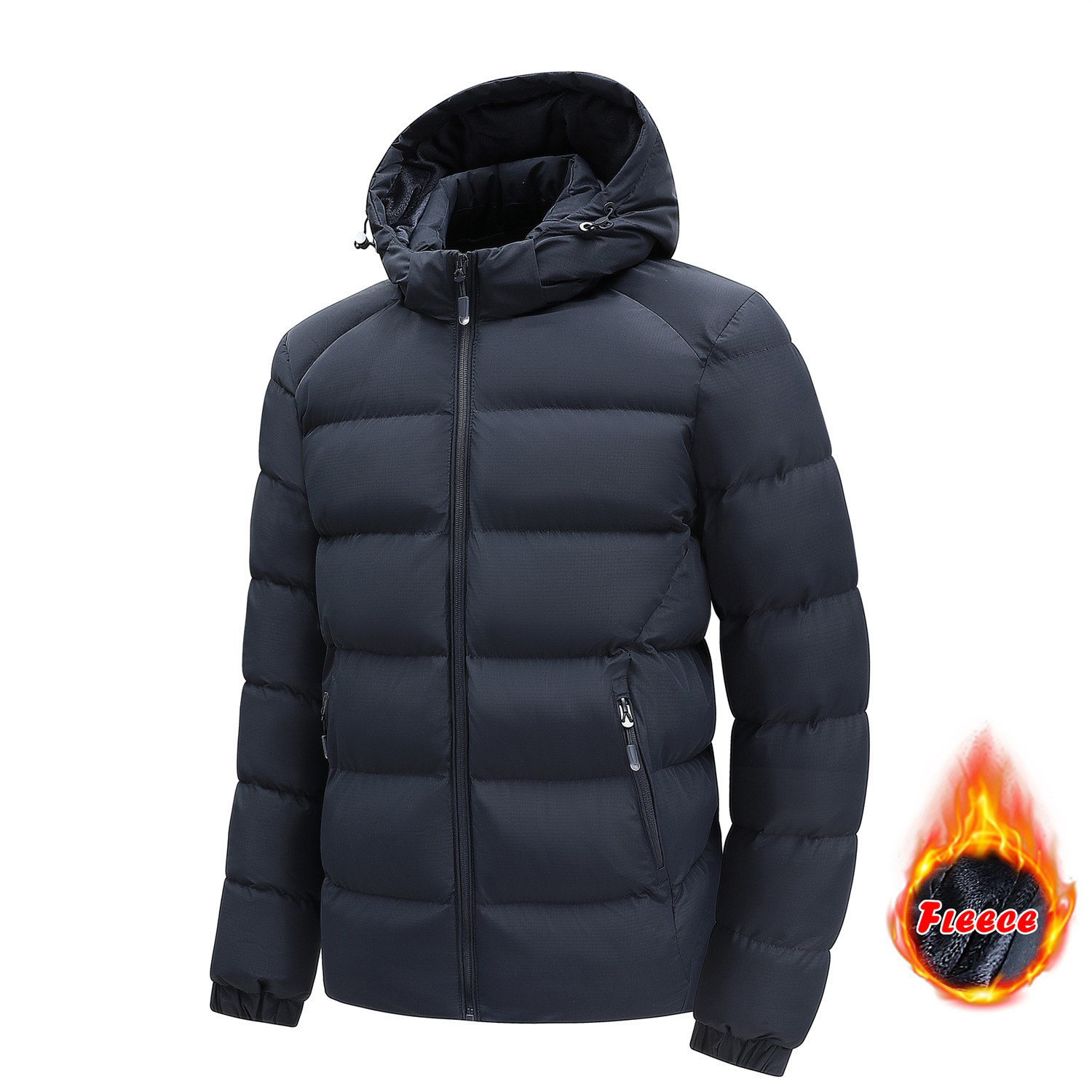 Transfronteriza mayorista de moda moda de algodón de pluma de hombre ocio grueso costilla chaqueta de algodón cálida chaqueta de comercio exterior chaqueta de algodón
