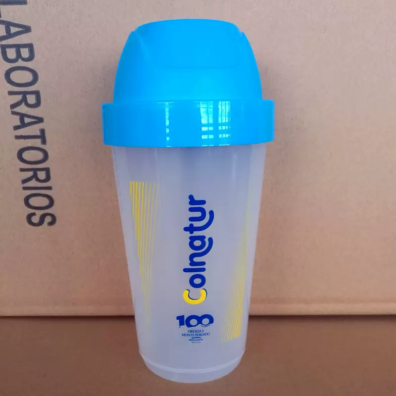 500ML密封防漏摇摇杯蛋白粉奶昔杯塑料摇摇杯500ML