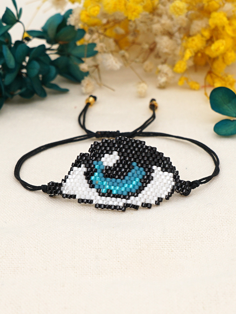 Fashion Blue Eyes Miyuki Bead Bracelet display picture 7