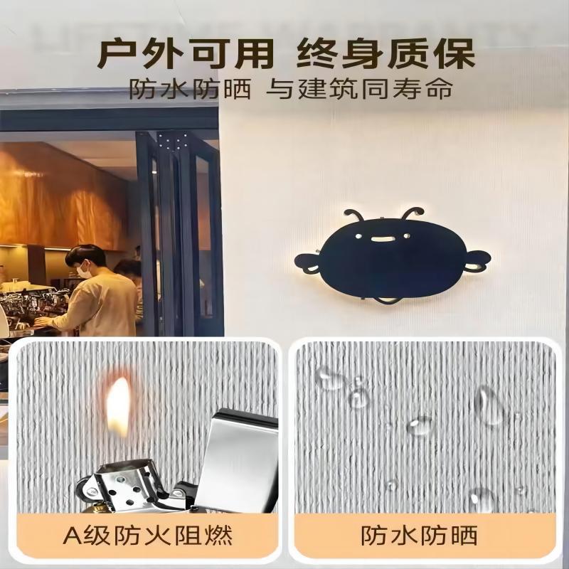 Piedra de línea suave ultrafina, porcelana suave, piedra a rayas, años, marca de años, patio de hotel, azulejos de la pared exterior, azulejos, piedra de tela nórdica