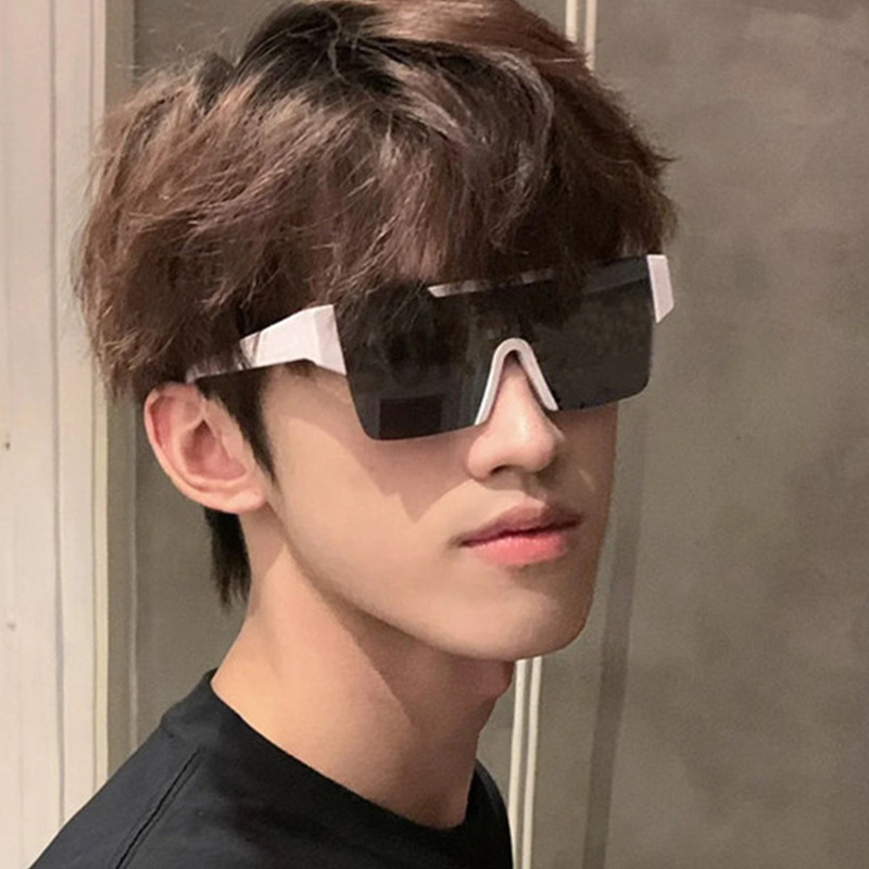 Nuevas gafas de sol futuristas personalizadas para hombres y mujeres, gafas a prueba de viento para ciclismo al aire libre, gafas de sol anti-ultravioleta para montañismo