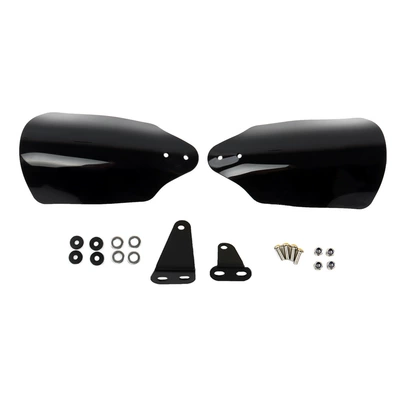 Motorcycle Accessories Handlebar Handguards Suitable for Harley Glider Sportster Fat Boy Fat Boss Hydraulic Color Models (Motorcycle front windshield) - light-gray