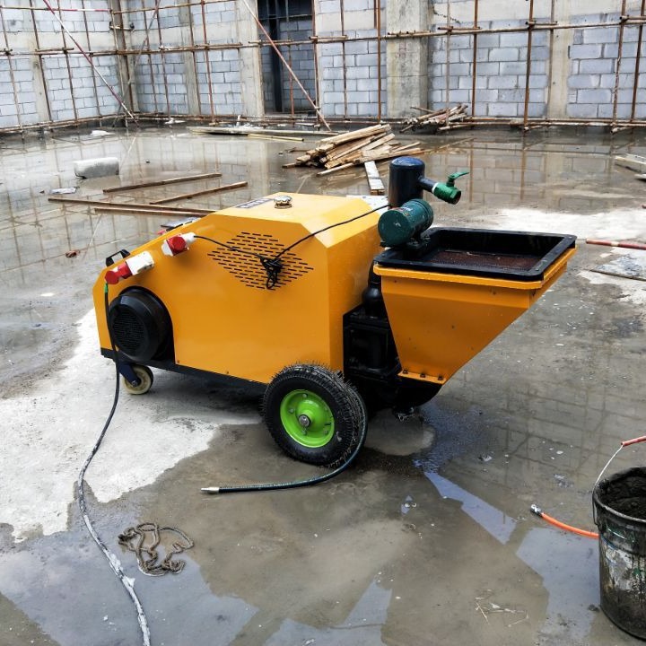 Fábrica de mortero de cemento máquina de pulverización introducción sitio de construcción revestimiento impermeable pared interna y externa equipo de la máquina de pulverización