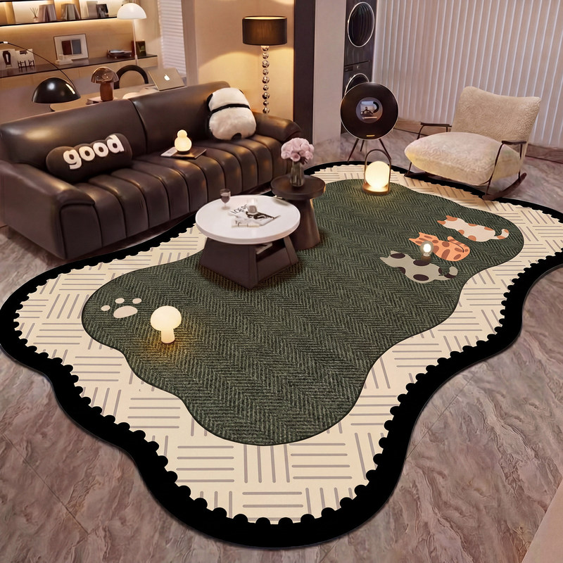 Carpet for living room, dirt-resistant, non-slip, suitable for sofa and coffee table, easy to maintain, suitable for home use, full coverage for bedroom, water-resistant carpet, available for delivery Carpet for living room, dirt-resistant, non-slip, suitable for sofa and coffee table, easy to maintain, suitable for home use, full coverage for bedroom, water-resistant carpet, available for delivery