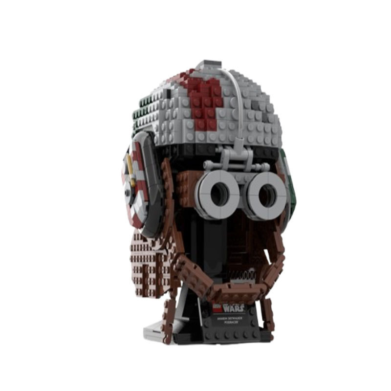 Creative Helmet Building Block Model For Construction Play_voghion.com