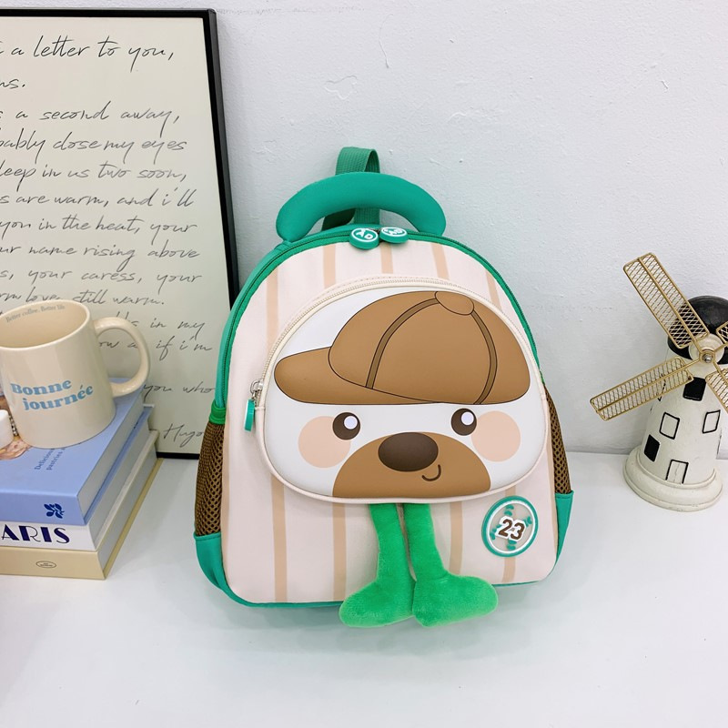 Nueva mochila de jardín de infantes, mochila encantadora para niños y niñas, mochila de dibujos animados de gran capacidad, mochila de clase media y grande
