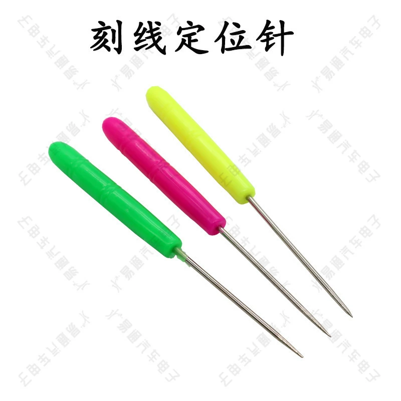 Carving line positioning needle key embryo line positioning line positioning tooth position distance clearly clearly drawn needle tooth position positioning