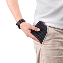 定制款 亞馬遜RFID男士錢包一件代發 簡約錢夾rfid防盜刷