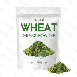 跨境热卖小麦苗粉现货实拍实力工厂批发固体饮料原料小麦苗提取物