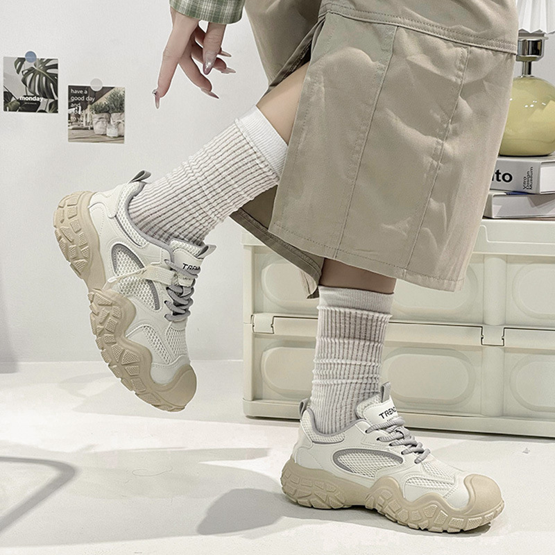 Lässige All-Match-Damenschuhe mit weicher Sohle, rutschfeste, leichte Papa-Schuhe, atmungsaktives Mesh, Outdoor-Wanderschuhe, Sportschuhe für Damen_voghion.com