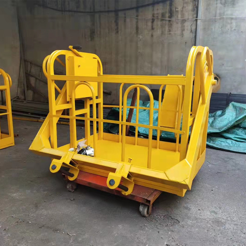 1.35米高空作业固定式旋转吊篮 1.2米吊车吊篮 1.5米可旋转顶框