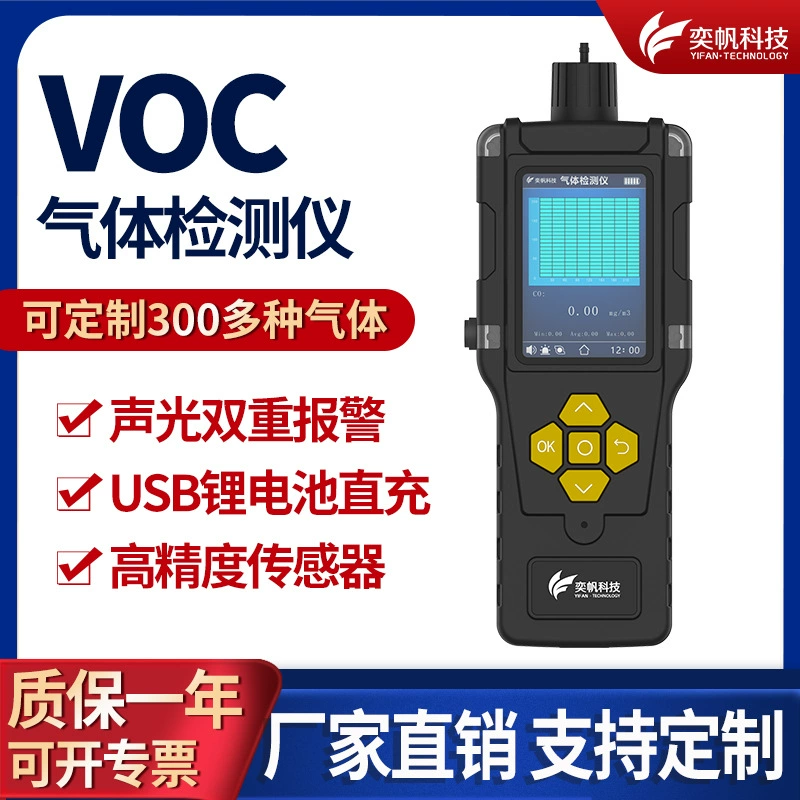 Портативный детектор газа VOC распылитель камеры VOC детектор сигнализации токсичных и вредных промышленных выхлопных газов