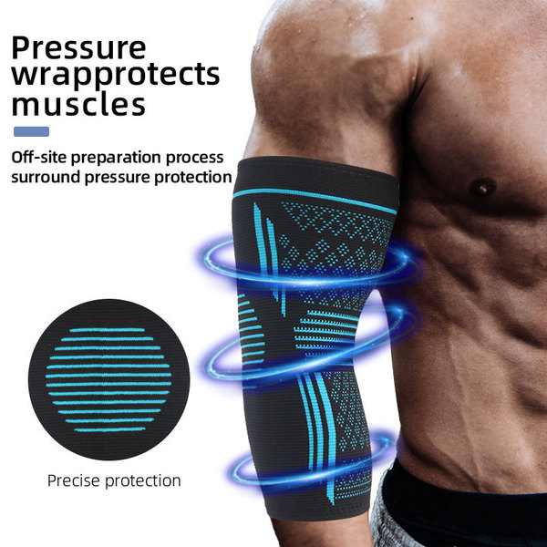 Sports elastic knitted breathable nylon basketball elbow pads for…
