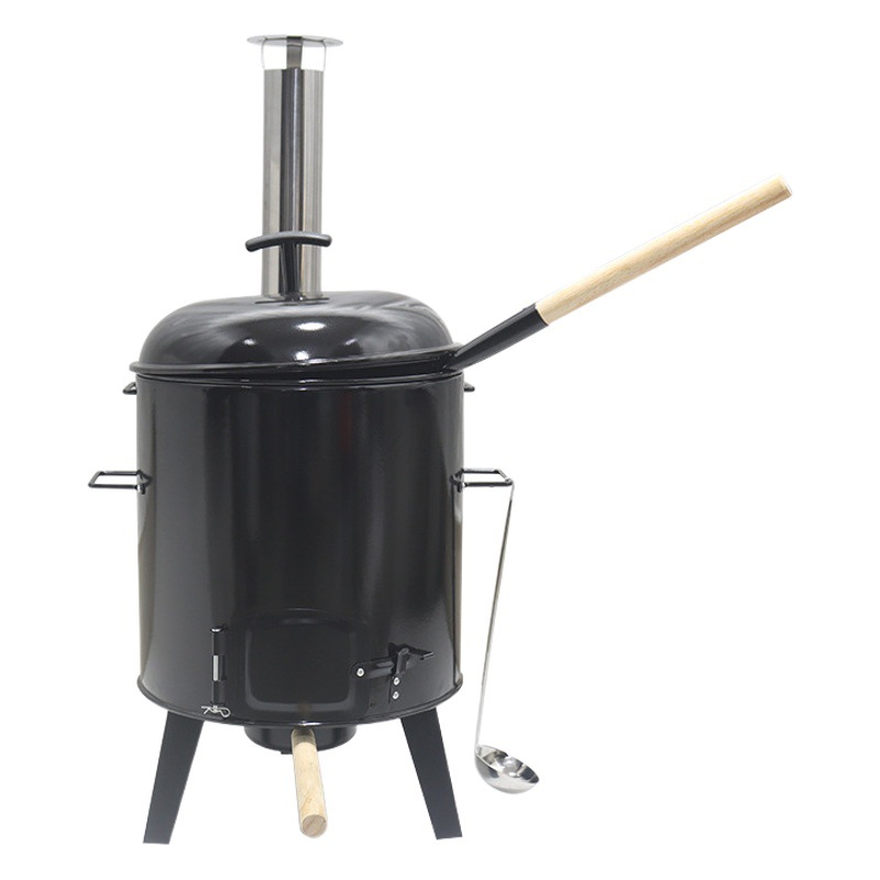 Amazon Hot Sale 14 pulgadas multifuncional al aire libre más parrilla camping americano camping pan al aire libre cocinar utensilios