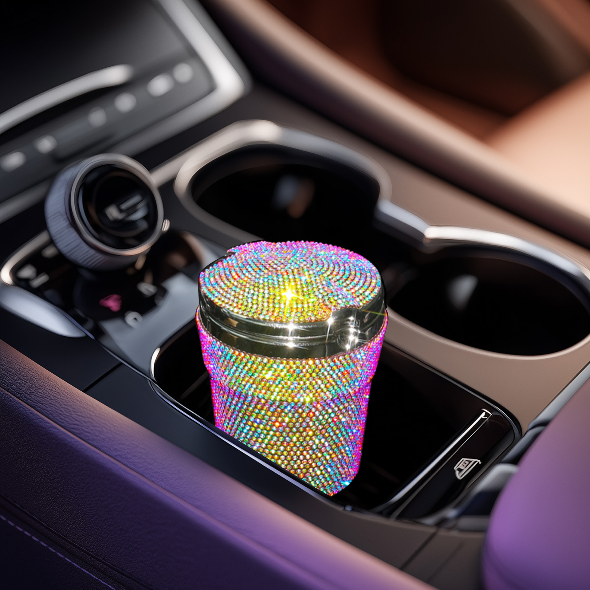 Car ashtray – Qìchē Car Ashtray Creative - colorful