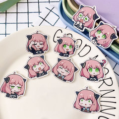 新款可愛阿妮亞動漫卡通服裝配飾品女別針個性胸針批發亞克力徽章