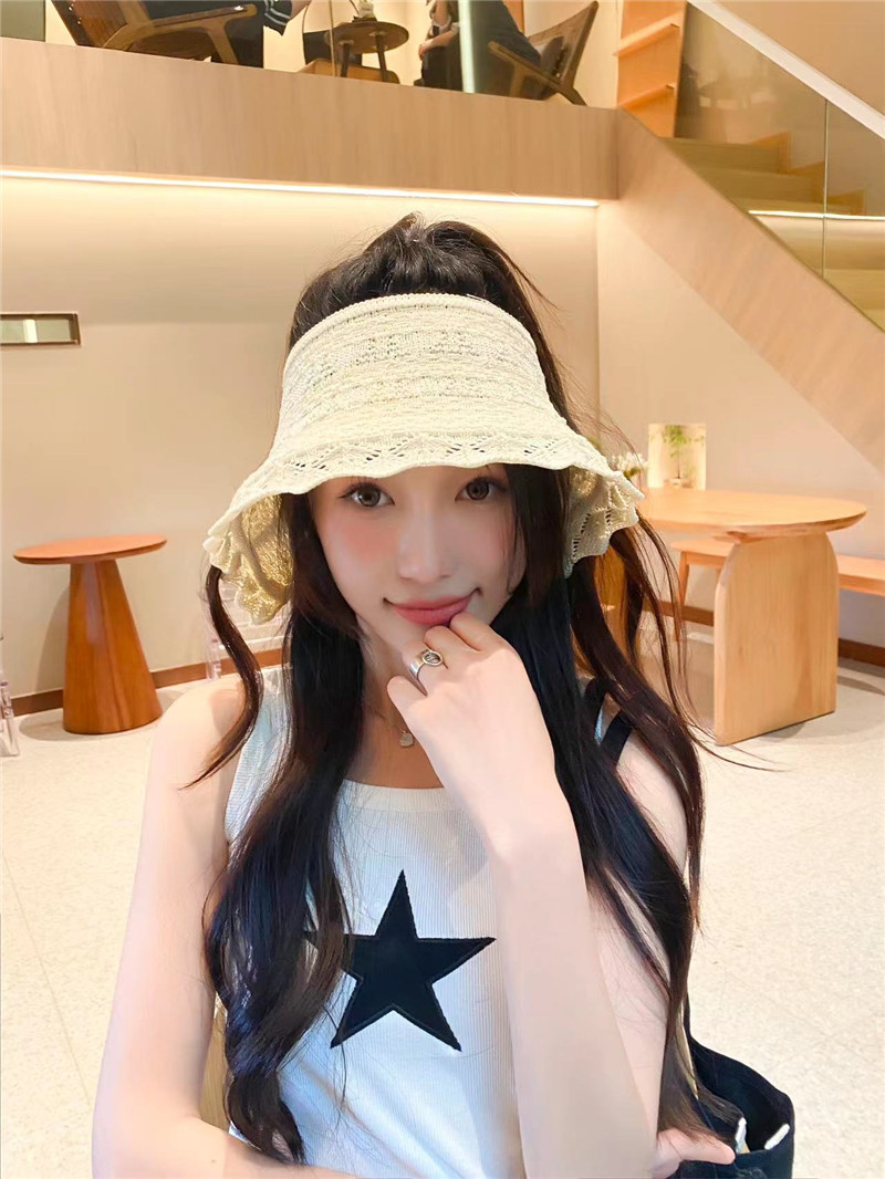 Women's Elegant Basic Solid Color Flat Eaves Sun Hat display picture 2