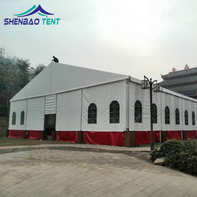 透明PVC户外活动篷房 晚宴婚礼聚会挂灯美观铝合金篷房