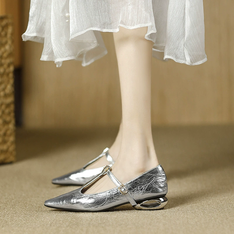 Fu Xing женская обувь высокого уровня изысканная женская обувь 2025 новый французский темперамент