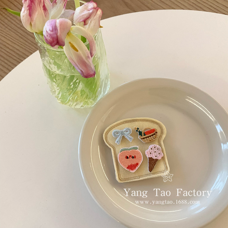 Caricatura divertida velcro creativo frente lateral sin marcas maquillaje cabello rotos fijación clip para el cabello no daña el cabello