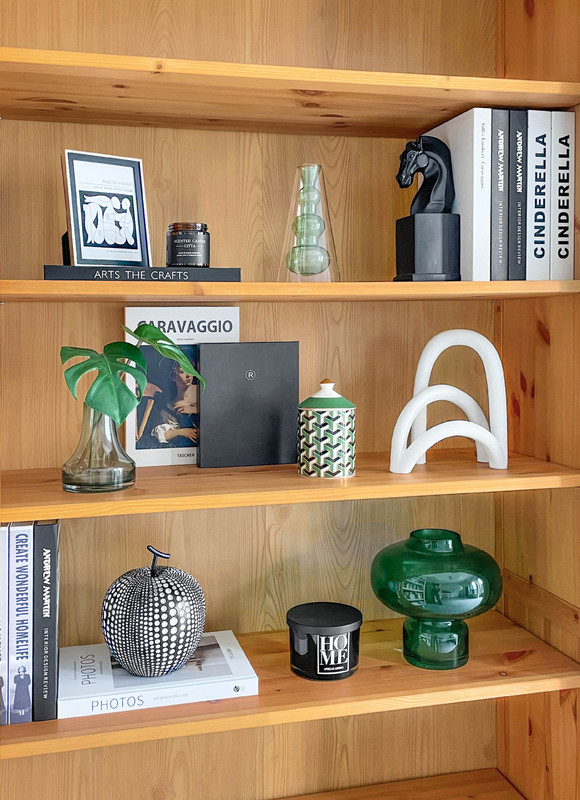 Simple Modern Model Room Bookcase Soft Decoration Home Accessories Ceramic Frame Candle Flower ZH3472