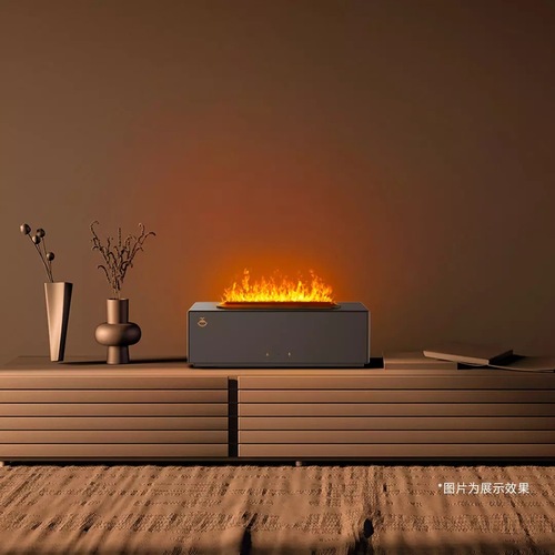Whale wake up pickup flame fireplace aromatherapy machine automatic fragrance air home bedroom silent atmosphere light humidifier