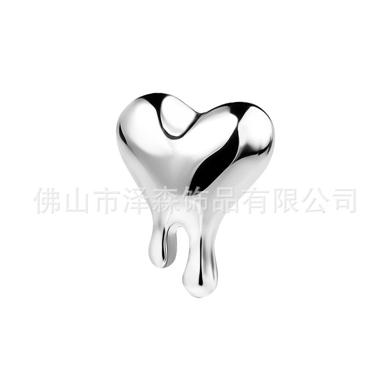 F136 Titanium Alloy Ear Studs Special-Shaped Body Piercing Jewelry - Heart Lip Tongue Studs detail image 7