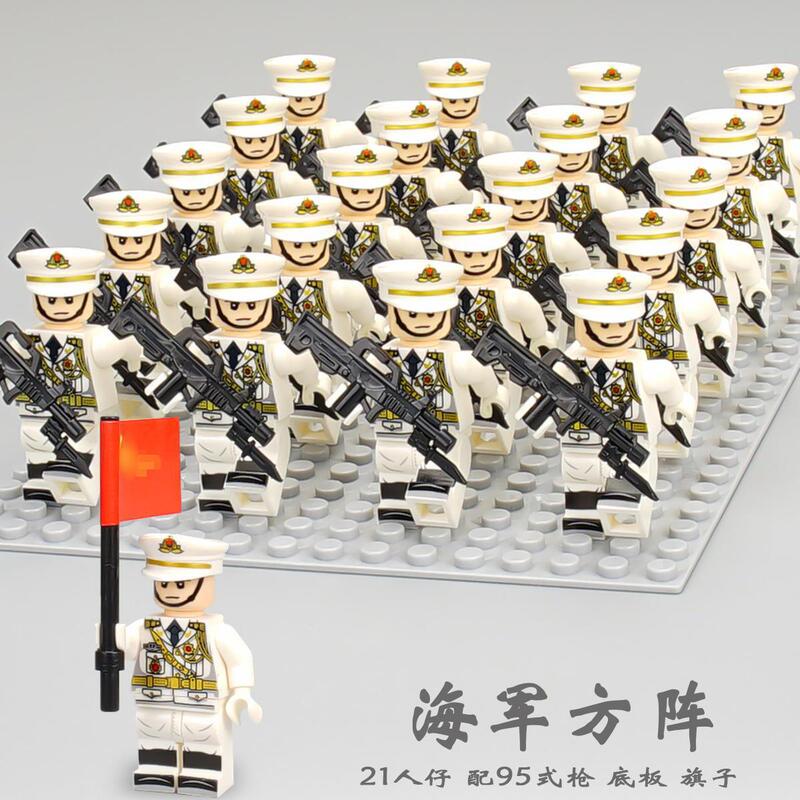 中国の積み木組み立て軍事ミニフィギュア特殊部隊警察武器男の子組み立ておもちゃレゴプラスチックと互換性あり|undefined