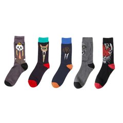 Four Seasons Anime Cartoon Trendy Socks for Men, SpongeBob SquarePants Amazon Instagram-Style Personalized & Creative Cross-Border Socks